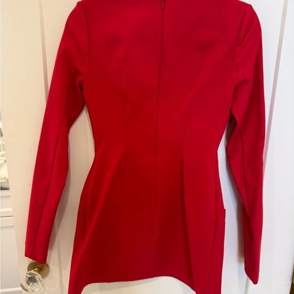 Chic Red Mini Dress - Picture 4 of 5
